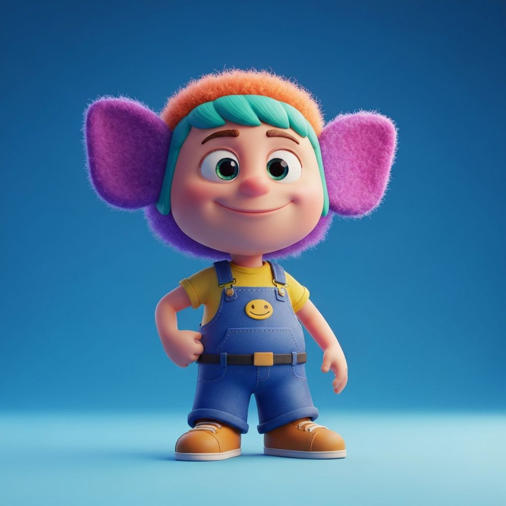 pixar 3d style